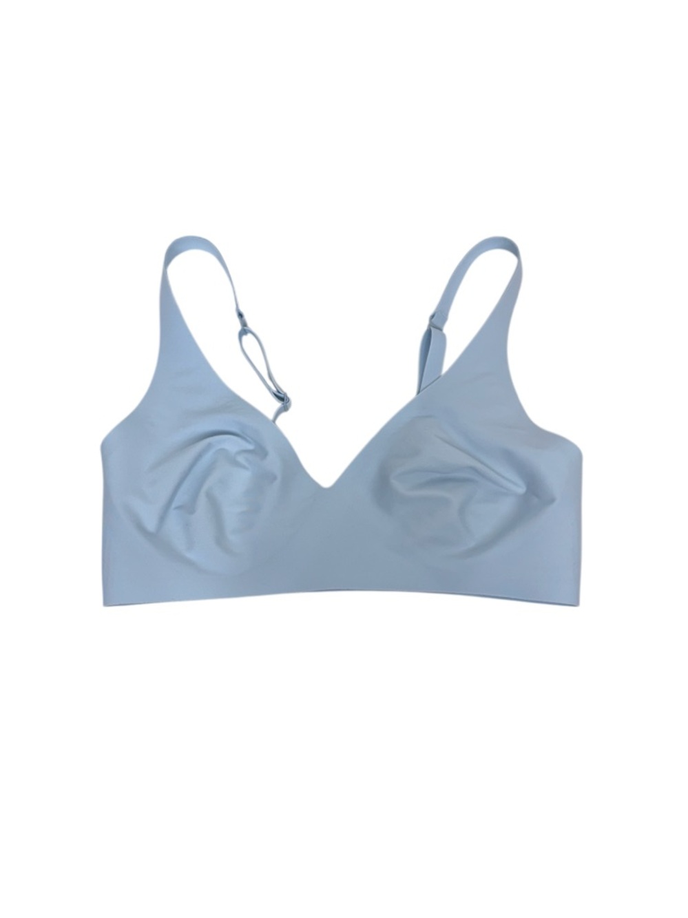 Bombas Seabreeze Blue No Show Plunge Bralette Seamless Wireless Adjustable Bra